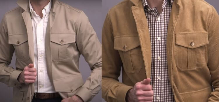 Common features of a utility jacket