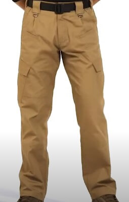 CQR Men's Lightweight Stretch Cargo, Waterproof Outdoor Pants, Cool Dry Tactical Pants