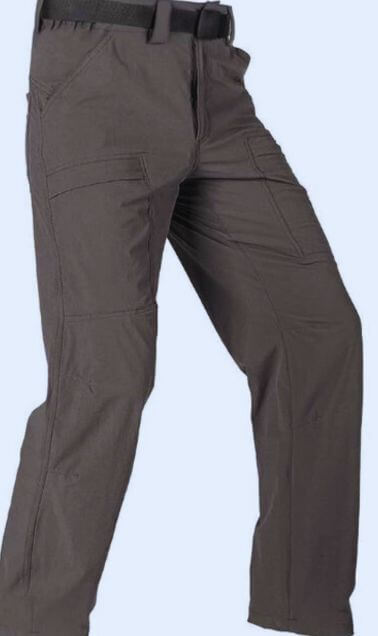 FREE SOLDIER Men's Hiking Outdoor Lightweight Waterproof Quick Dry  Nylon Spandex Pants