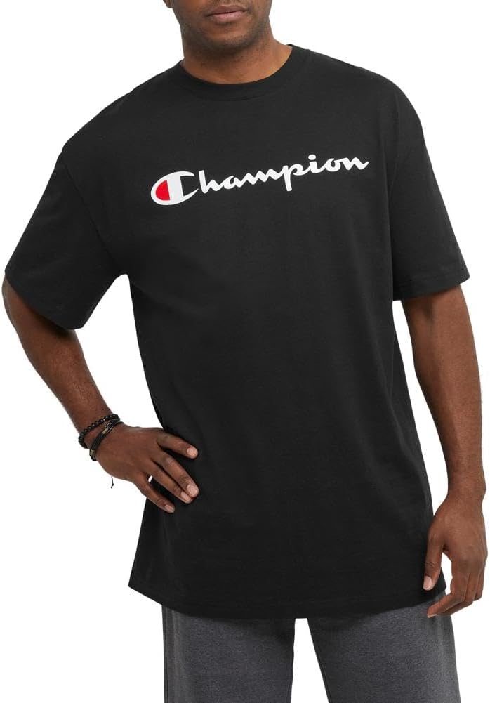 The Champion for Men Big & Tall T-Shirt Cotton Midweight Crew Neck Tee