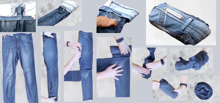 Fold Pants for Travel Without Wrinkles