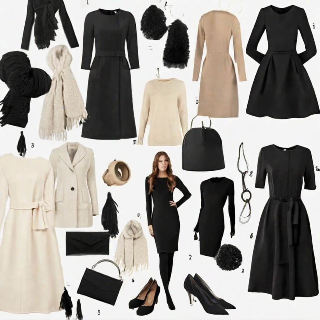 Classic Black Winter Dresses For Timeless Elegance