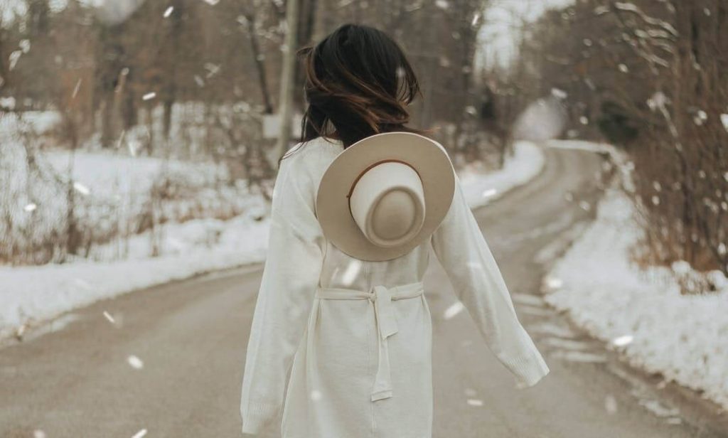 White Winter Dress